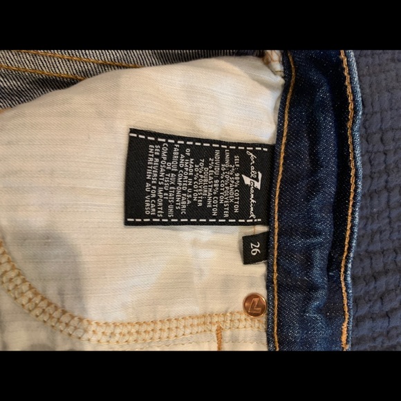 7 for all mankind denim shorts - Picture 5 of 5
